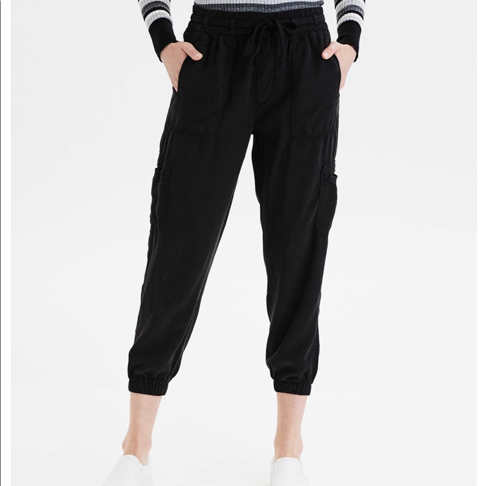 High waisted cargo joggers pant